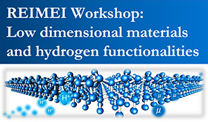 The 75th REIMEI Workshop: Low dimensional materials and hydrogen functionalities July 8 (Tue) – July 10 (Thu), 2025 Conference Room, ASRC バナー
